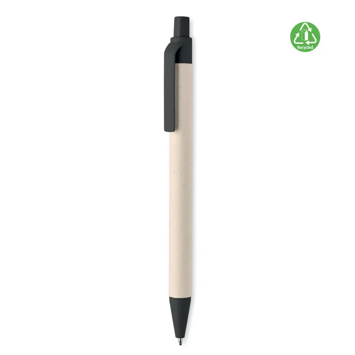 Mito Pen – Milk carton paper ball pen — Black