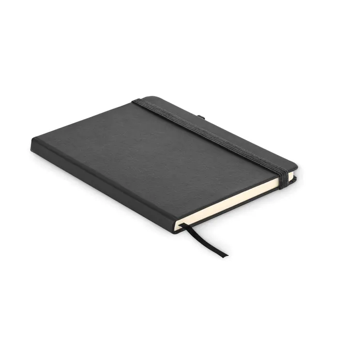 Arpu – Recycled leather A5 notebook — Black