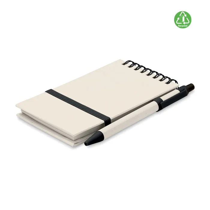 Mito Set – A6 milk carton notebook set — Black