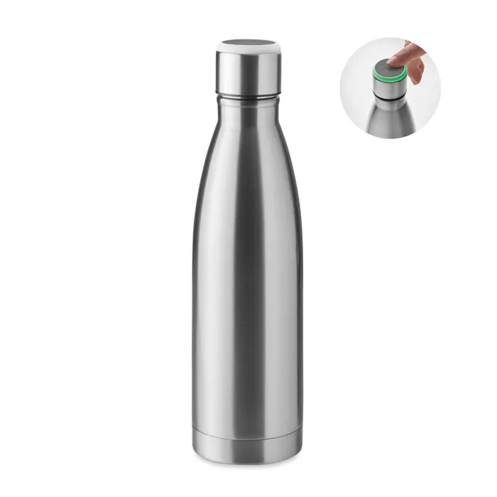 Dereo – Double wall bottle 500 ml — Matt Silver