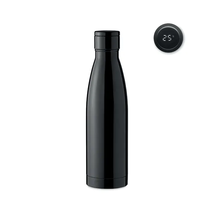 Belo Lux – Thermometer bottle 500ml — Black
