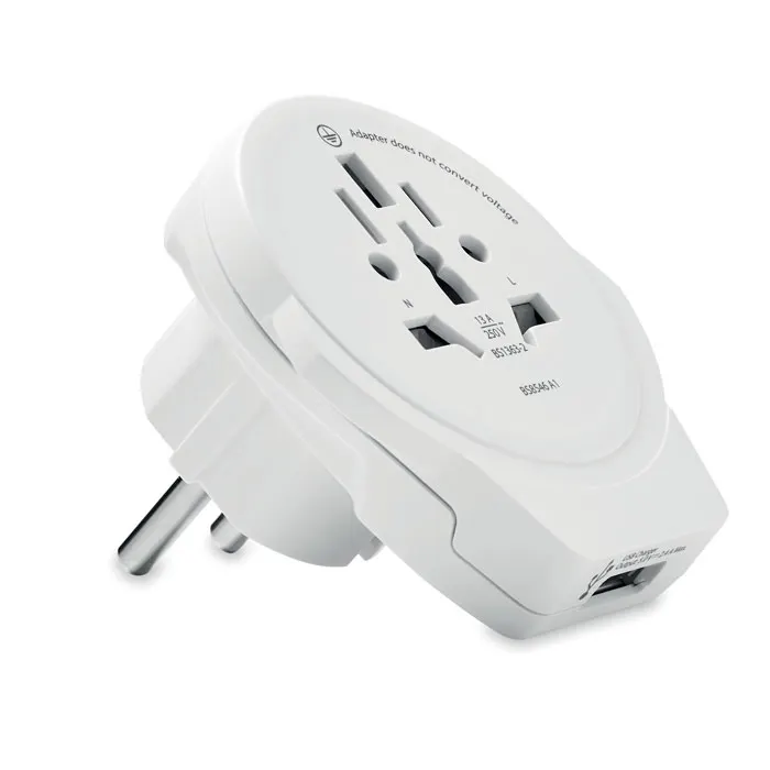 Skross World To Europe USB 12W — White