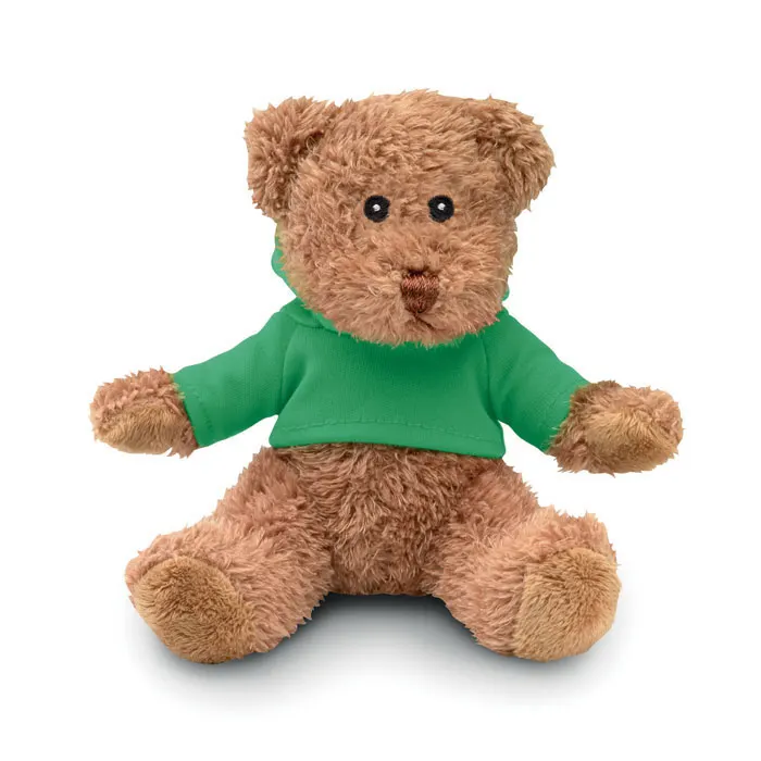 Johnny – Teddy bear plus with hoodie — Green