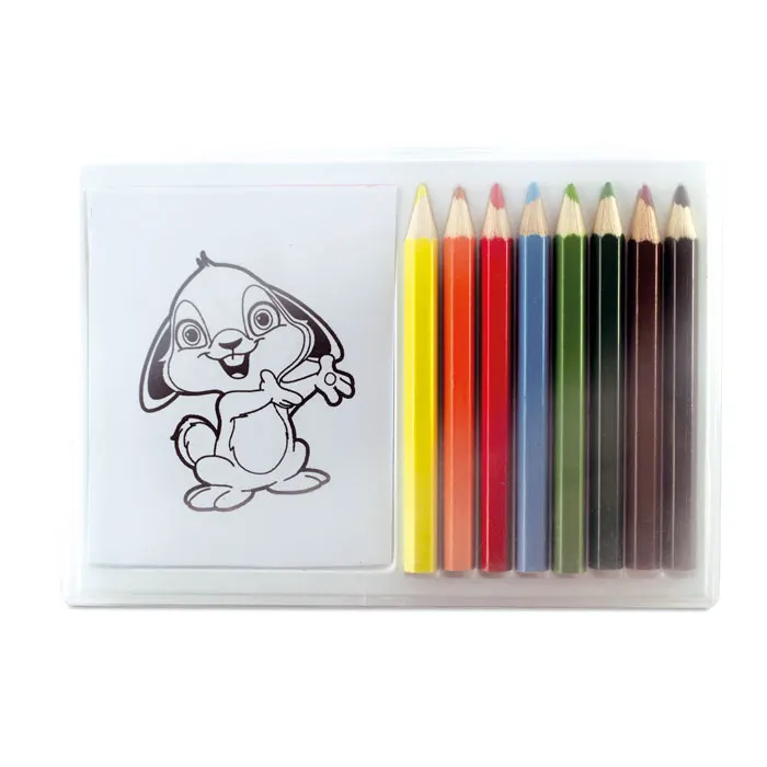 Recreation – Wooden pencil colouring set — Multicolour
