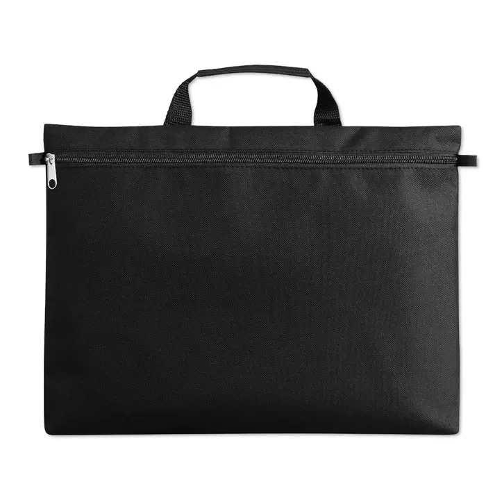 Amanta – 600D polyester document bag — Black