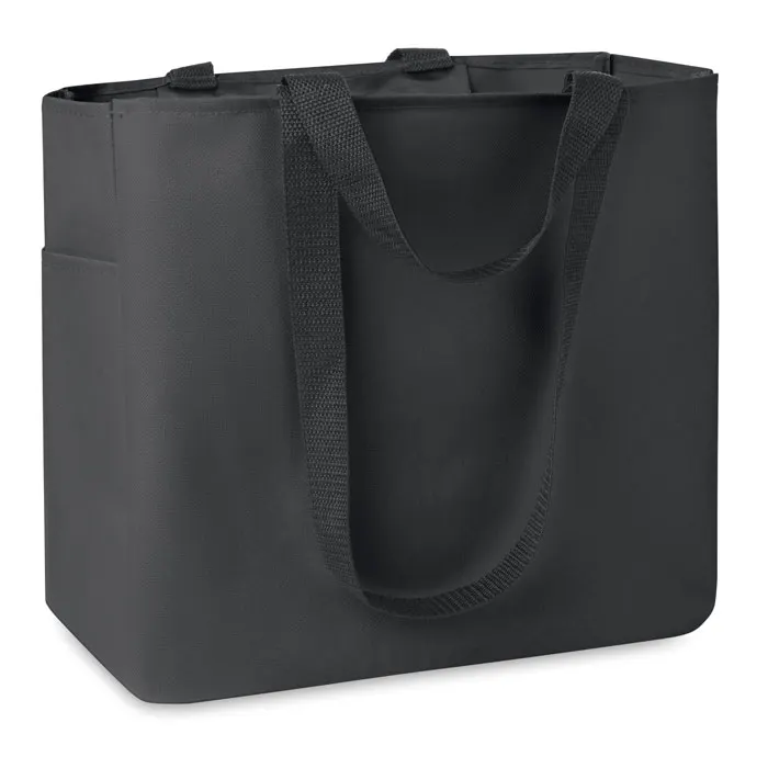 Camden – 600D Polyester shopping bag — Black