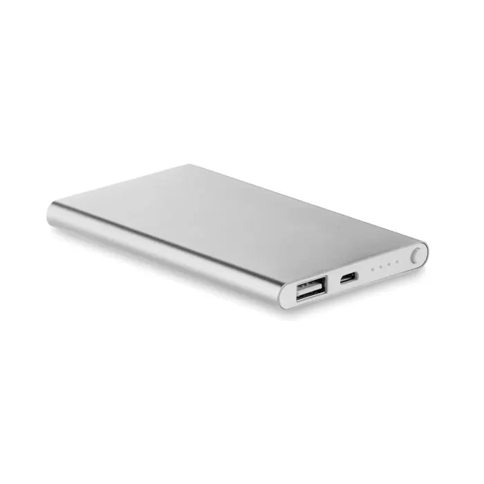 Powerflat – Powerbank 4000mAh 5W — Matt Silver