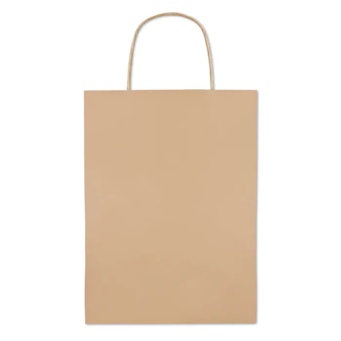 Paper Medium – Gift paper bag medium 150 gr/m² — Beige