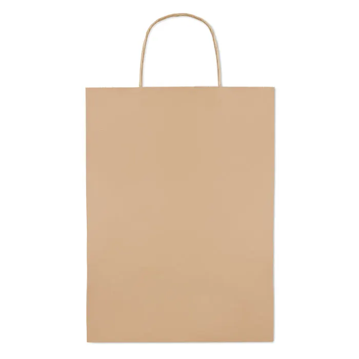 Paper Large – Gift paper bag large 150 gr/m² — Beige