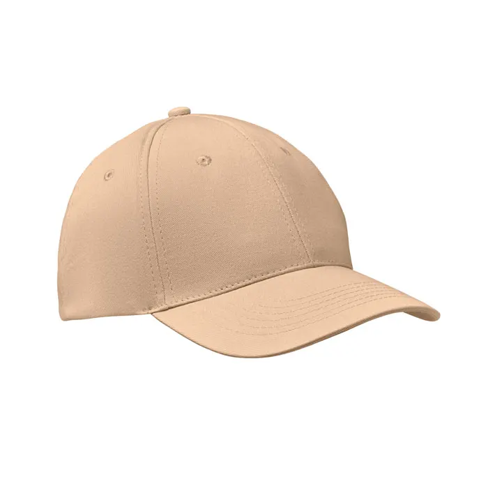 Basie Apollo – 6 Panel baseball cap 160 gr/m — Ivory