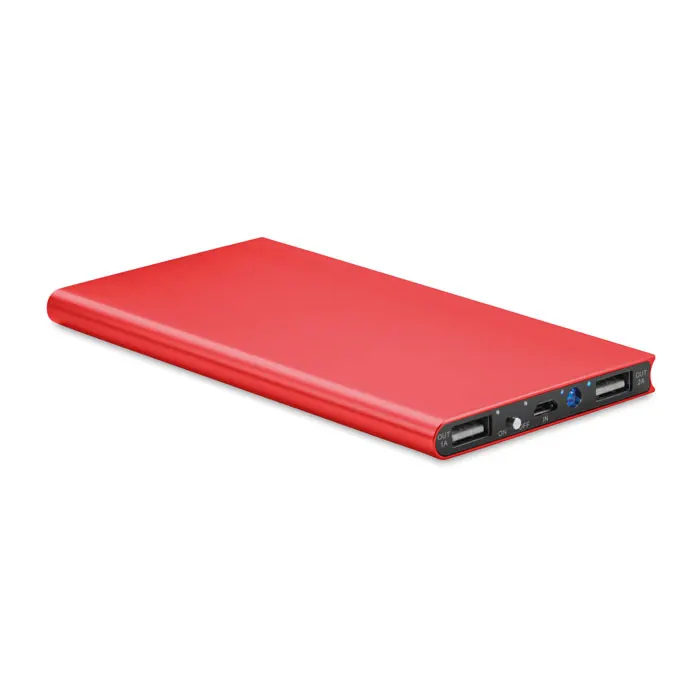 Powerflat8 – Powerbank 8000mAh 10.5W — Red