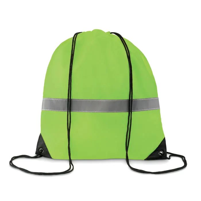 Drawstring reflective Stripe — Neon Yellow