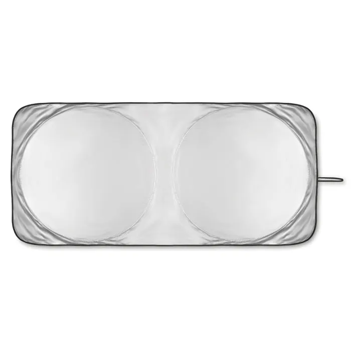 Ombra Pouch – Foldable sun car visor — Matt Silver