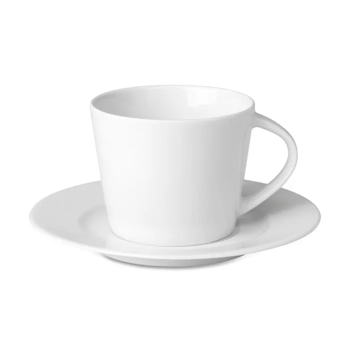 Paris – Cappuccino cup and saucer — White