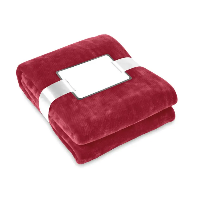 Davos – Blanket flannel — Burgundy
