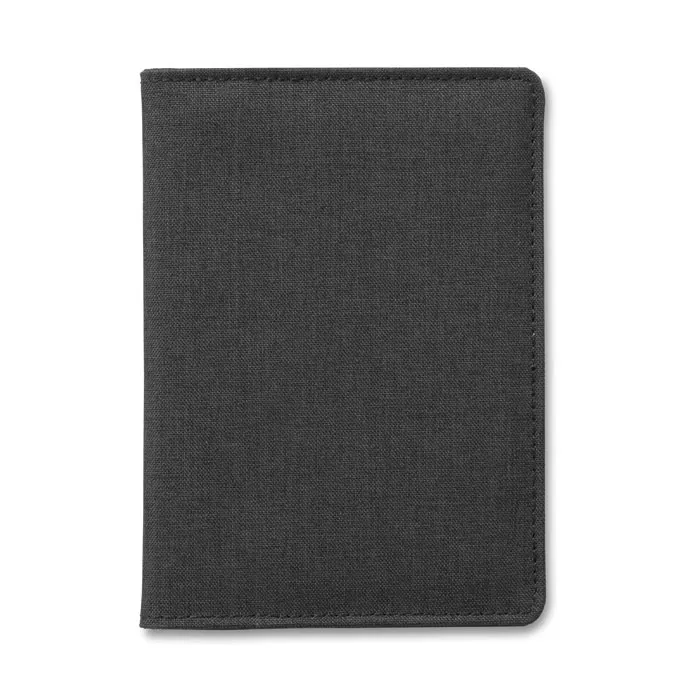 Shieldoc – 2 Tone passport holder — Black