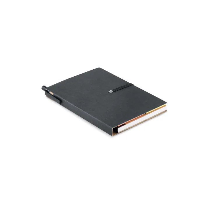 Reconote – Notebook w/pen & memo pad — Black