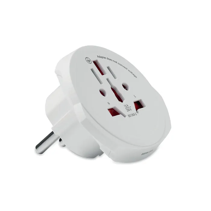 Skross – World to EU. 3-pole — White