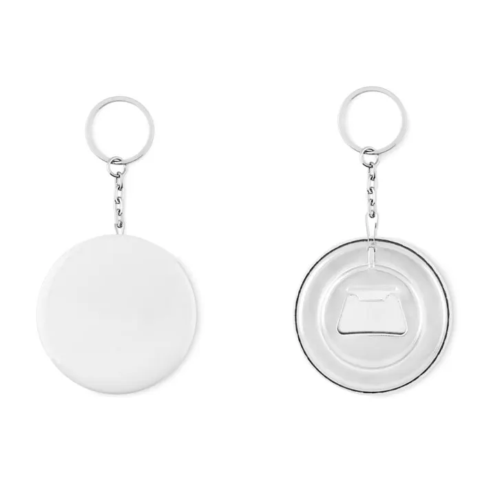 Pin Flask – Key ring with bottle opener — Matt Silver