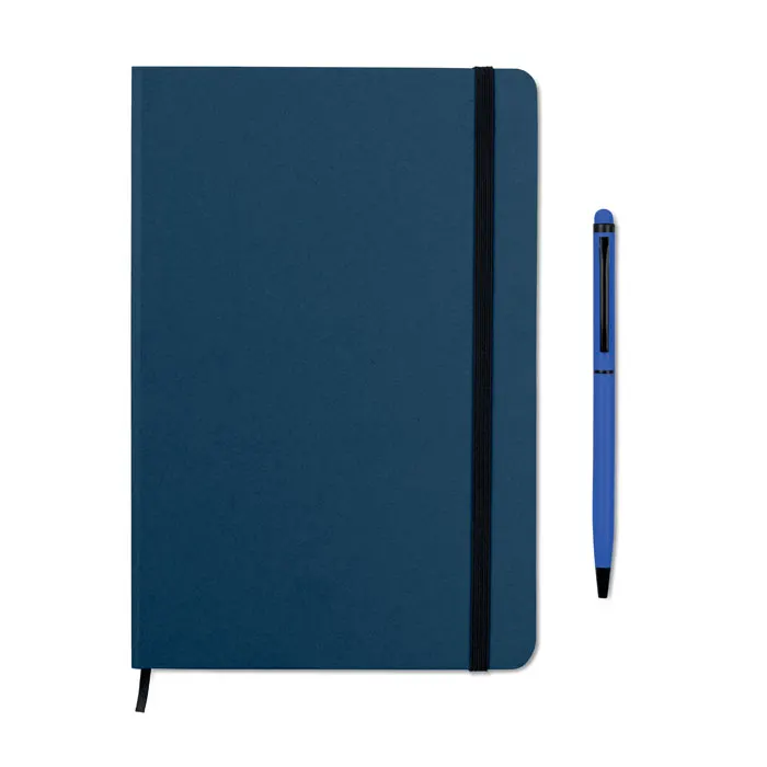 Neilo Set – A5 notebook w/stylus 72 lined — Blue