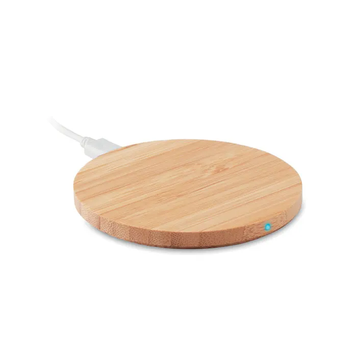 Rundo – Wireless charger bamboo 5W — Wood