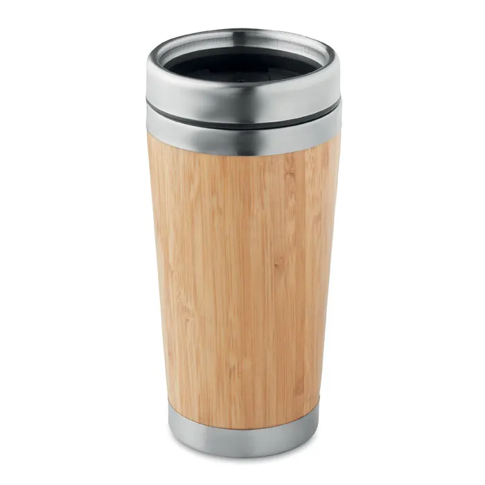 Rodeodrive+ – Double wall bamboo flask 400ml — Wood