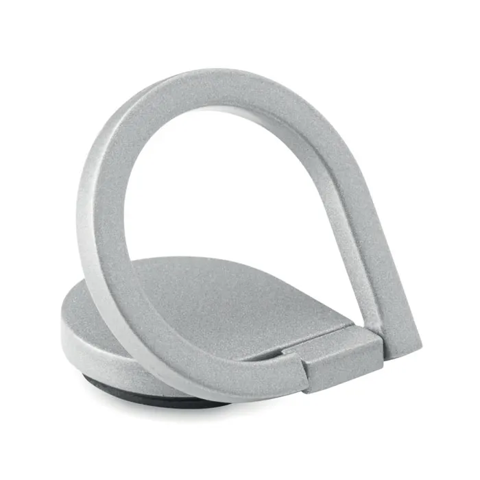 Drop Ring – Phone holder-stand ring — Silver