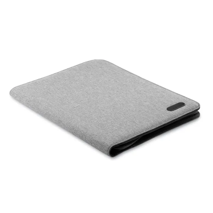 Notes Folder – A4 conference folder zipped — Grey