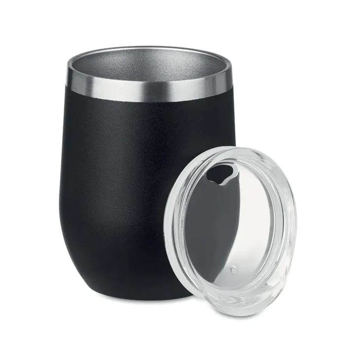 Chin Chin – Double wall mug 300ml — Black