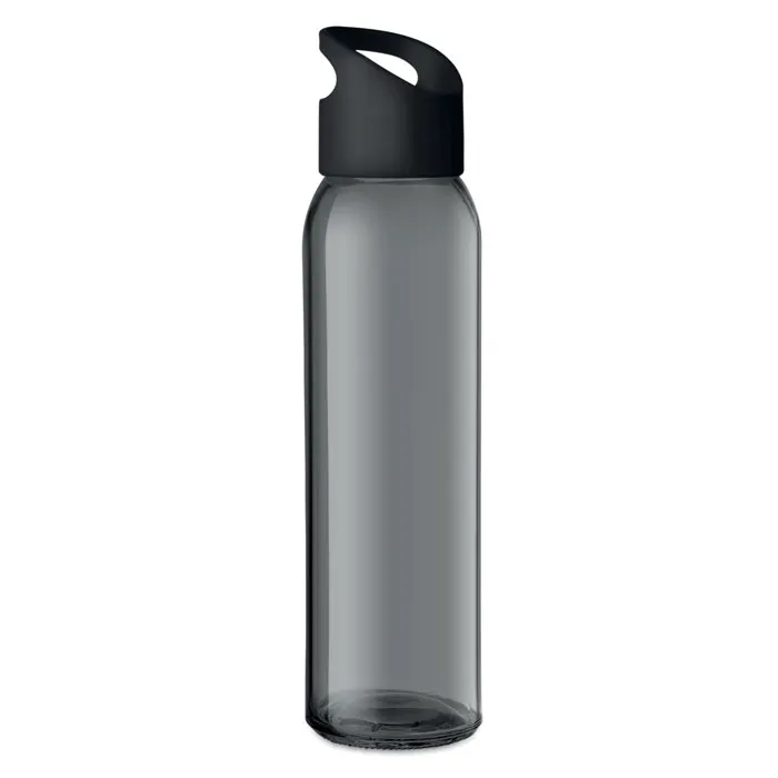 Praga – Glass bottle 470ml — Black