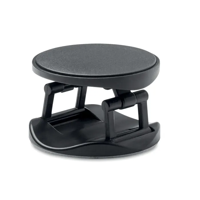 Dot – Round phone holder — Black