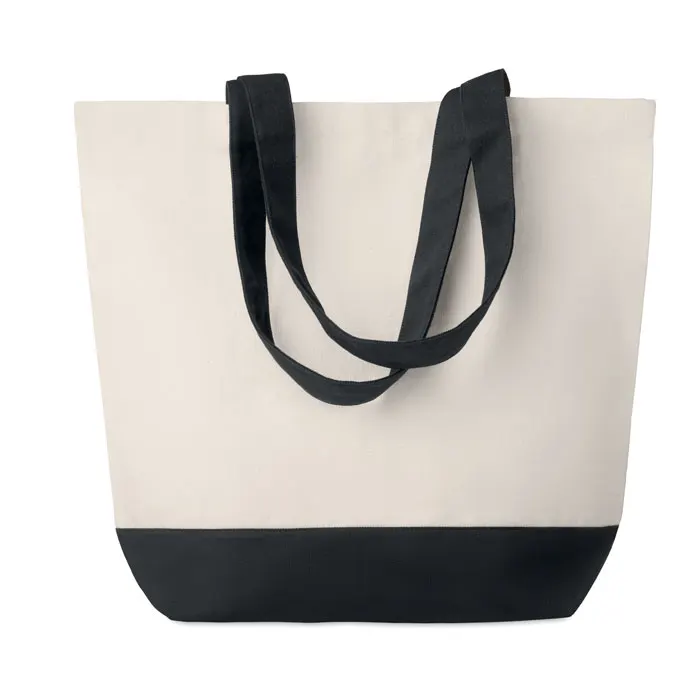 Kleuren Bag – Canvas beach bag 280gr/m2 — Black