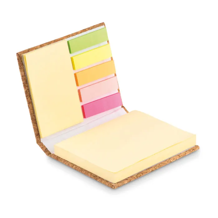 Visioncork – Cork sticky note memo pad — Beige