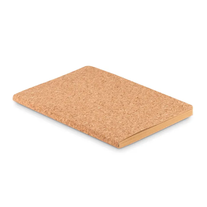 Notecork – A5 cork notebook 96 lined — Beige