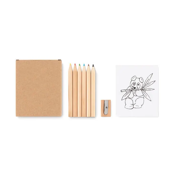 Little Vangogh – Colouring set — Beige