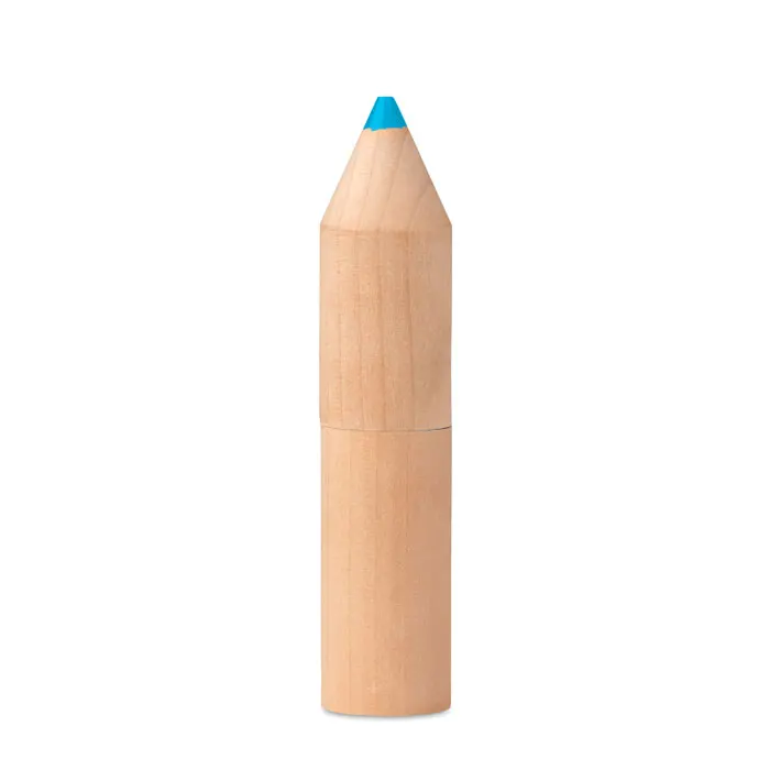 Petit Coloret – 6 pencils in wooden box — Wood