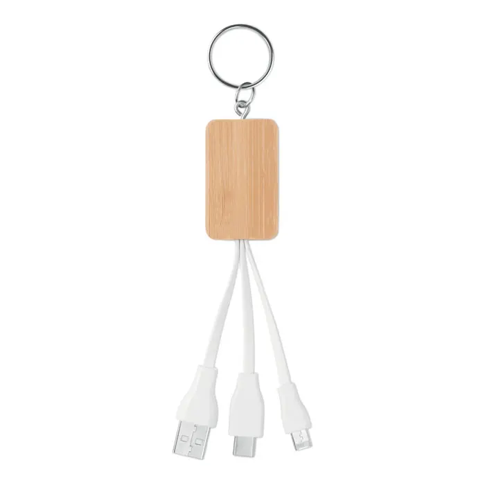 Clauer – Bamboo 3-in-1 cable — Wood