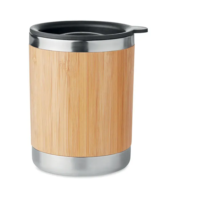 Lokka – Tumbler in bamboo cover 250ml — Wood