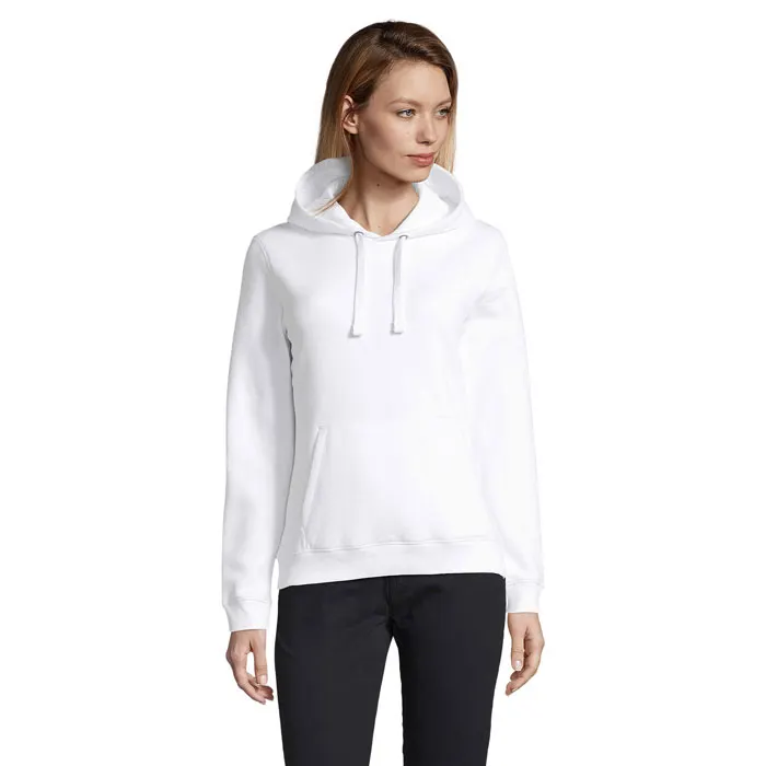 Spencer Women Hooded Sweat â White