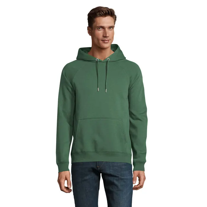 Stellar Unisex Hooded Sweat — Bottle Green