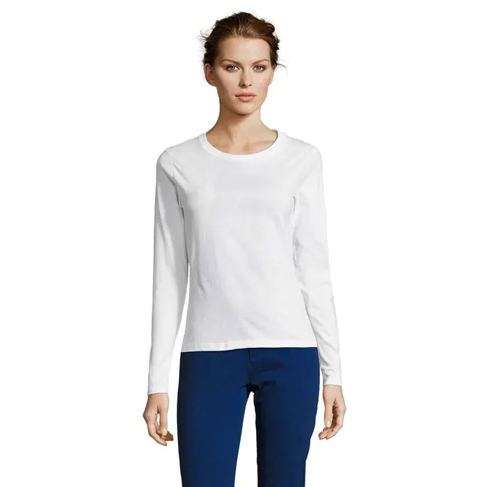 Majestic Lg Sleeve T-Shirt — White