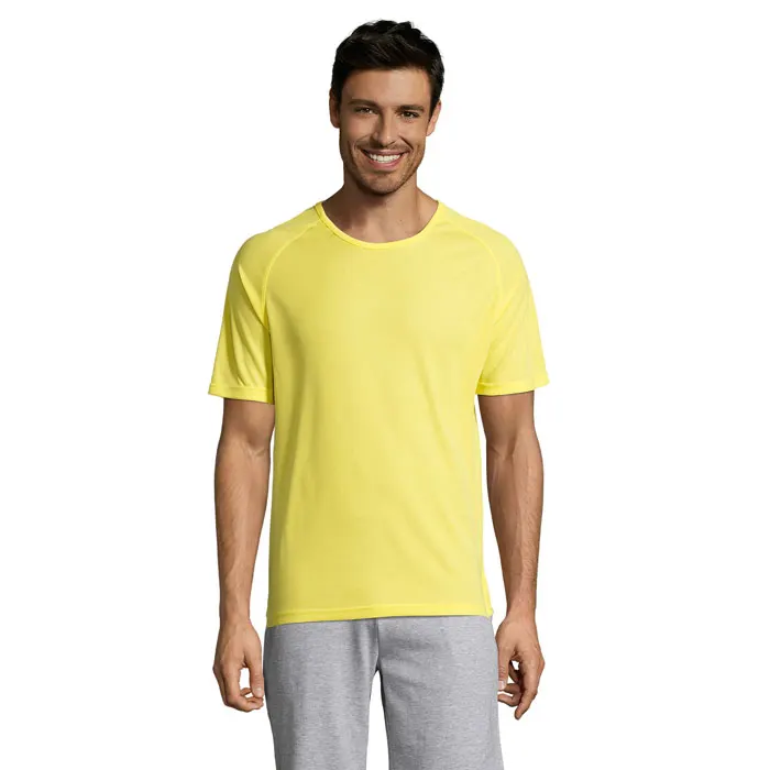 Sporty MEN T-Shirt — Lemon